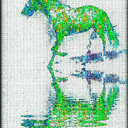 art artwork edit horses colorful nature