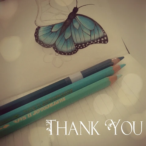 #gdthankyoucard,#pencilart,#bokeh,#butterfly,#drawingbutterflies